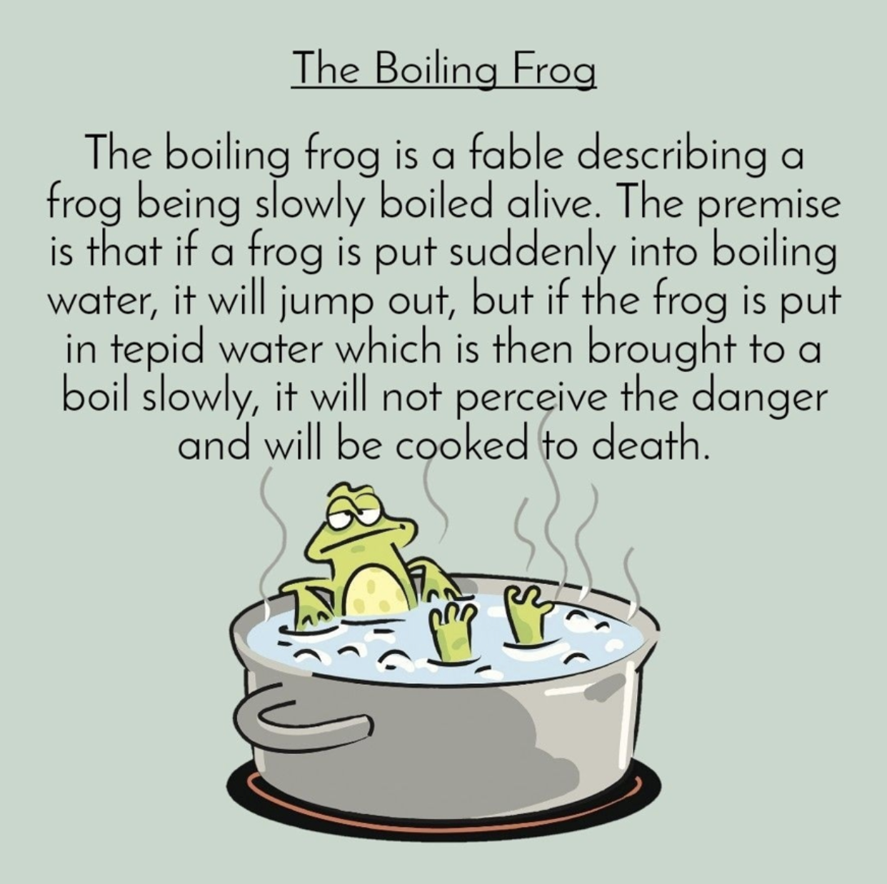 boiling frog